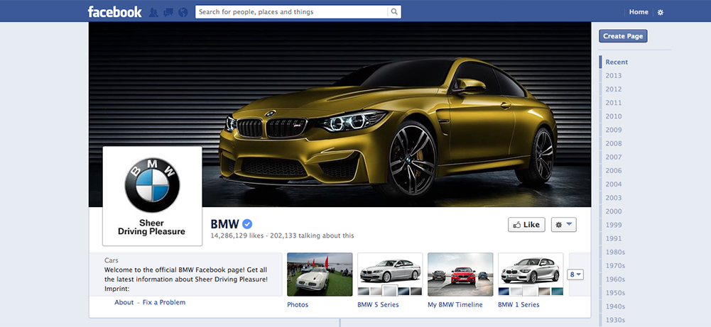 BMW Facebook