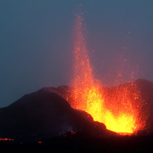 Eyjafjallajökull erupting