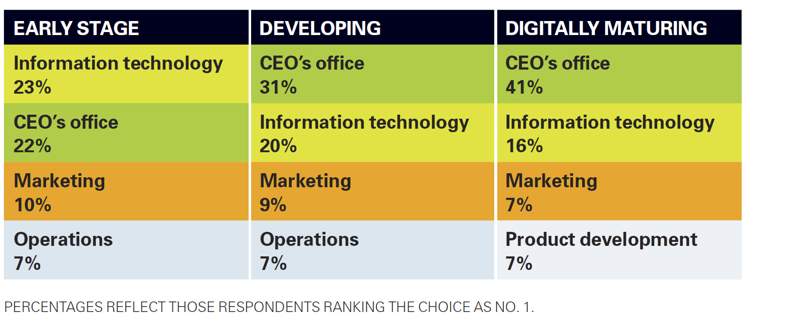 Strategy: Who Leads Digital Progress?