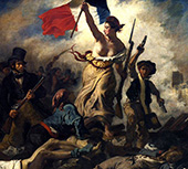 Liberty Leading the People by Eugène Delacroix, 1833