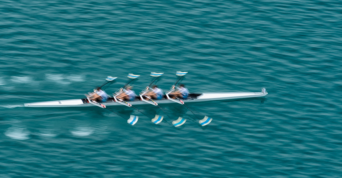 team effort rowing