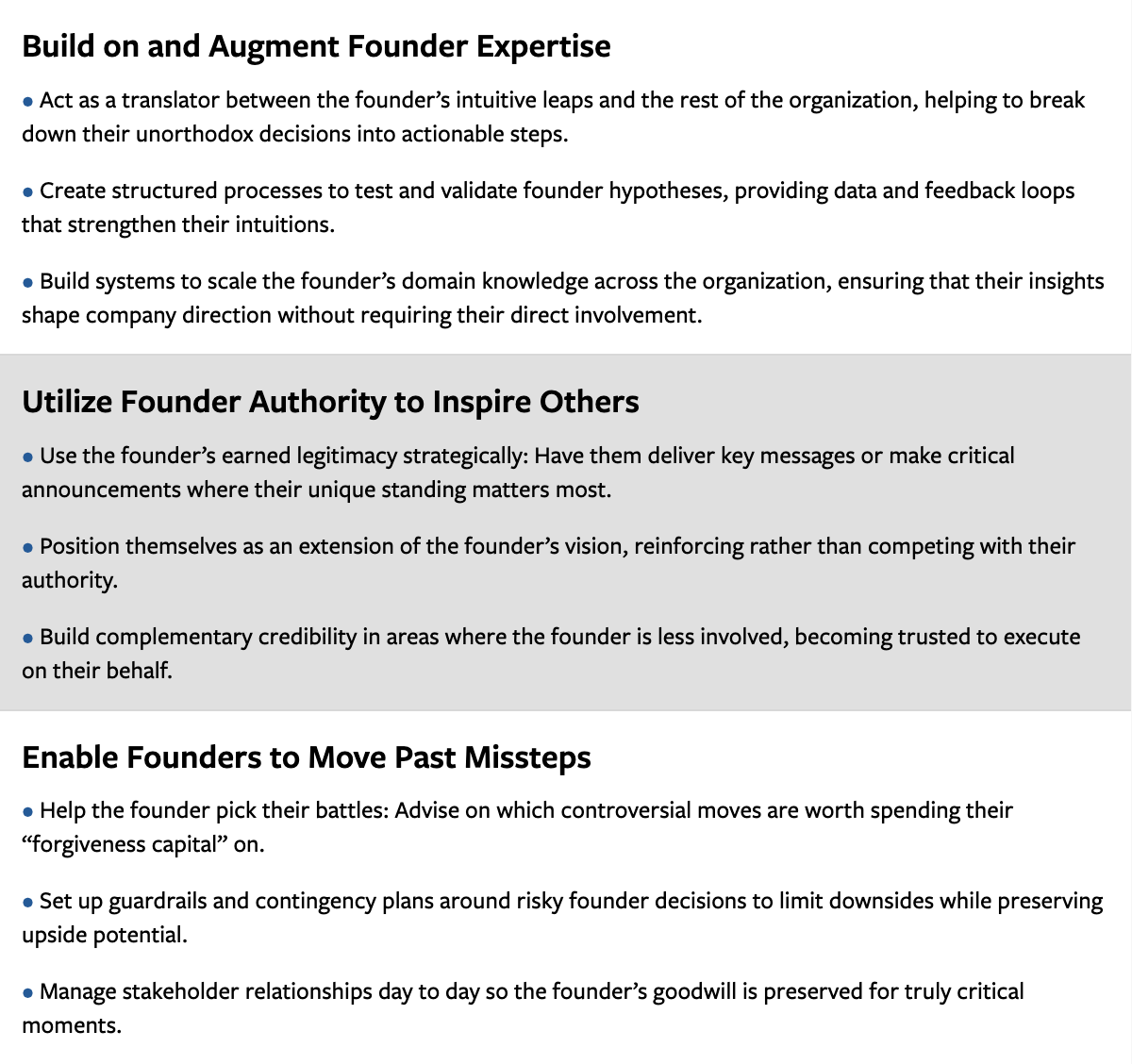 How Professional Managers Can Amplify Founder Advantages